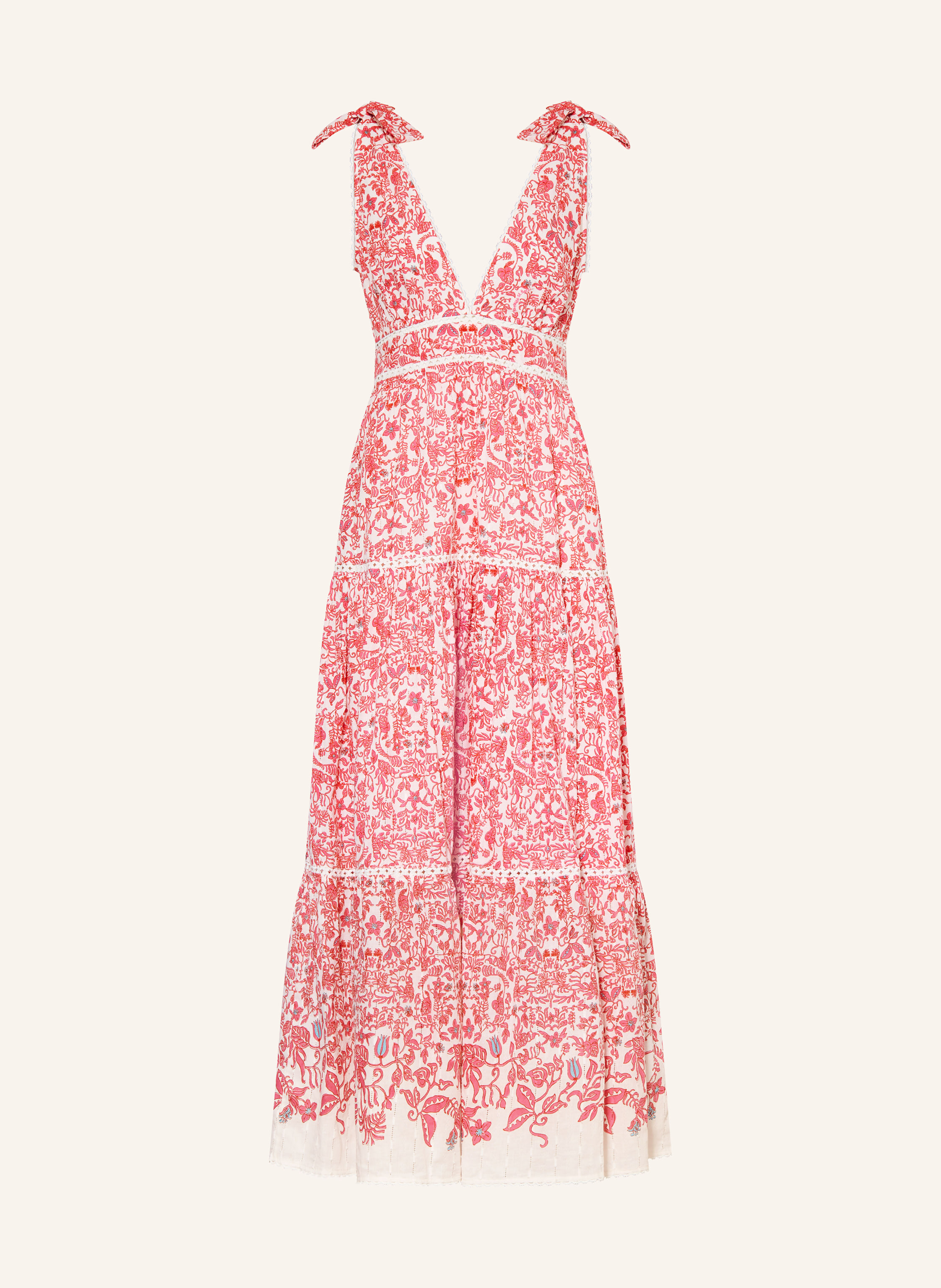 Poupette St Barth Strandkleid PERLA mit Spitze