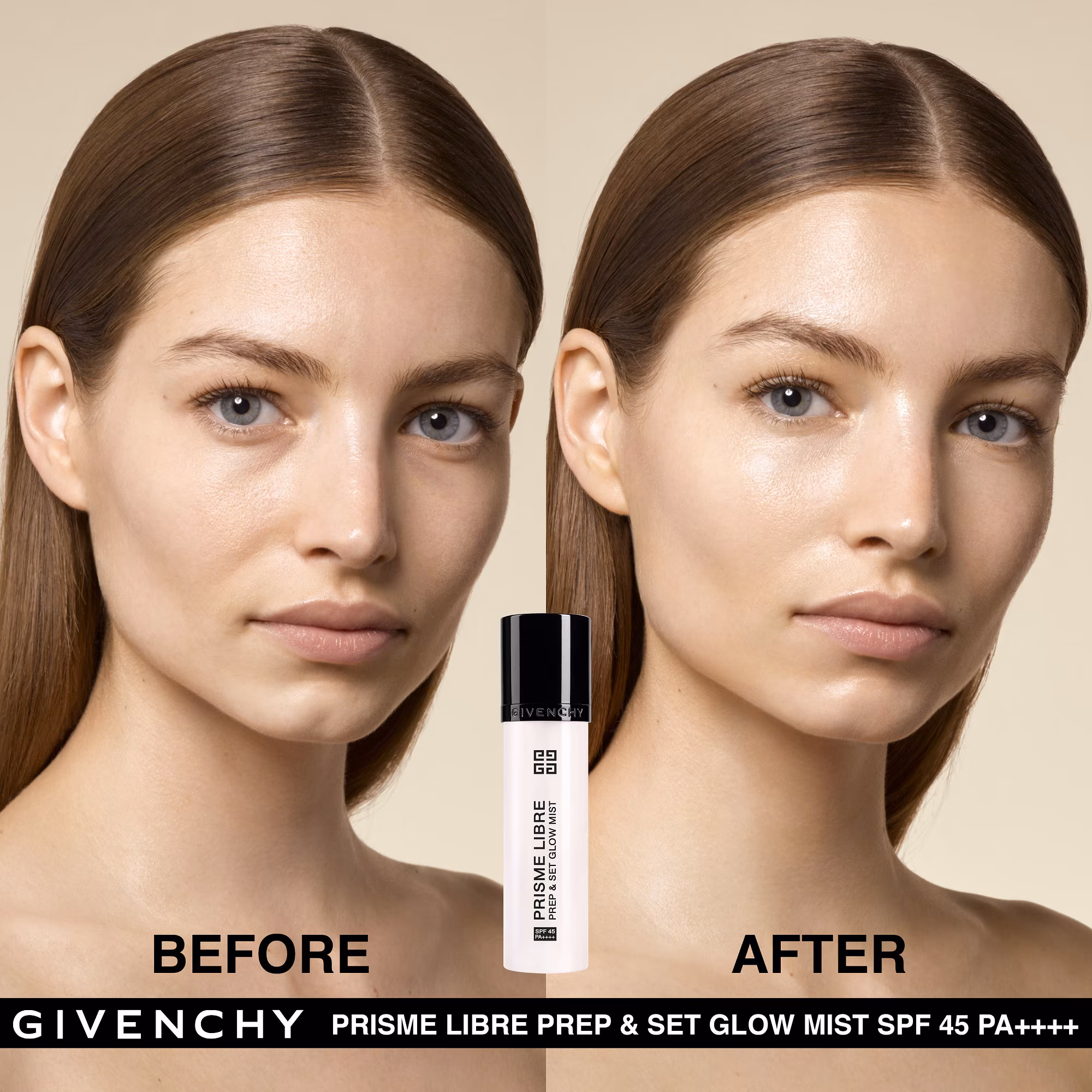 PRISME LIBRE PREP&SET GLOW MISTSpray base de teint et fixateur spf45