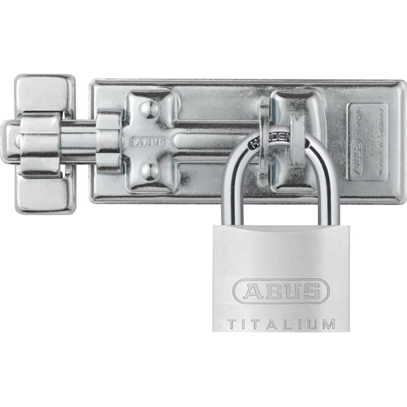Porte-cadenas 300/100 avec cadenas 54TI/40 argent ABUS