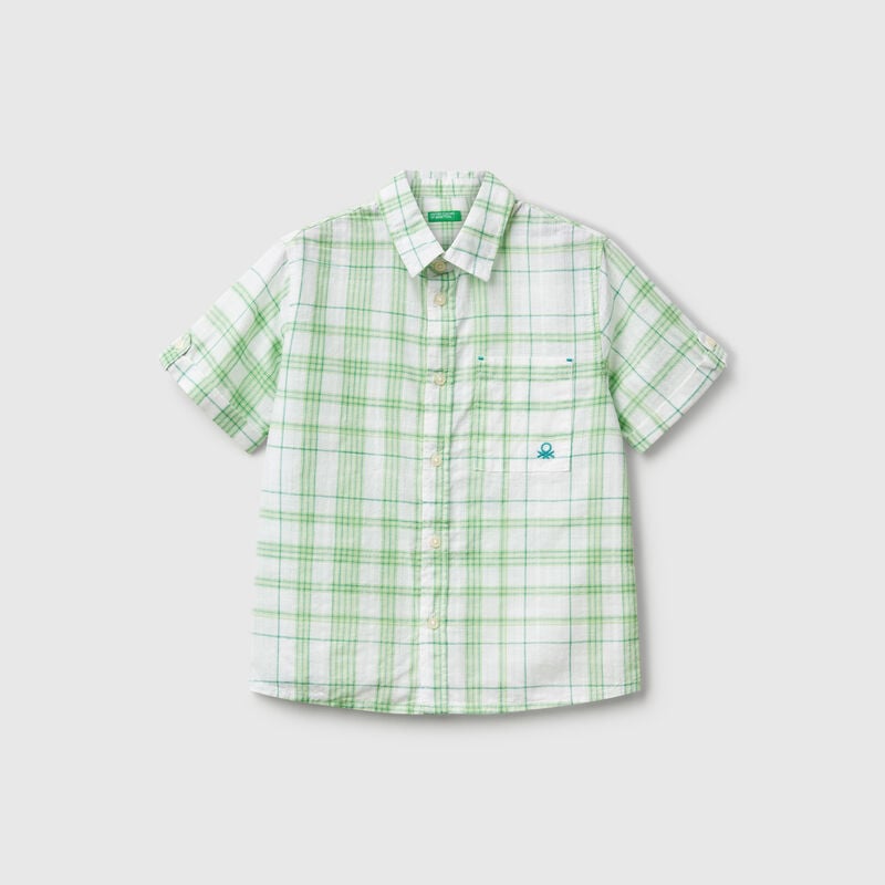 100% cotton check shirt