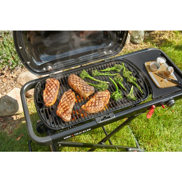 Gasgrill, eckig, LxB: 59x111 cm, Metall