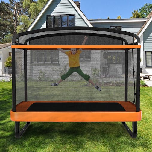NNECW Sturdy 6 FT Recreational Trampoline with Swing for Kids