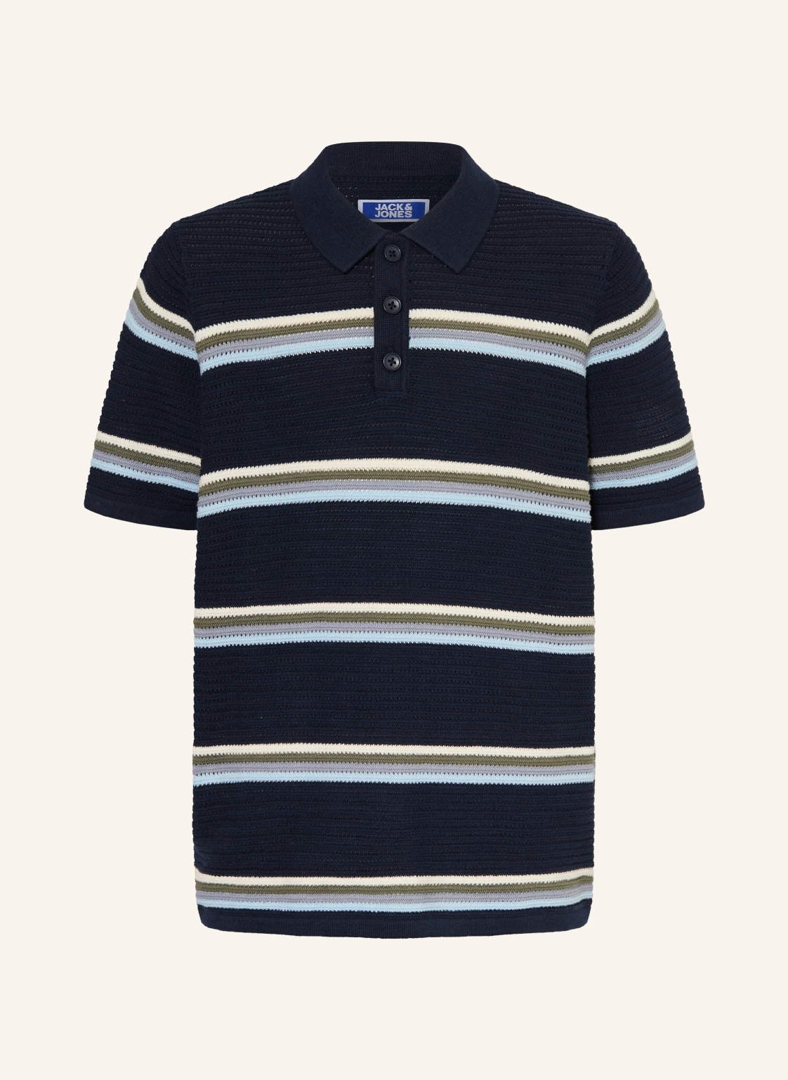 JACK&JONES Strick-Poloshirt