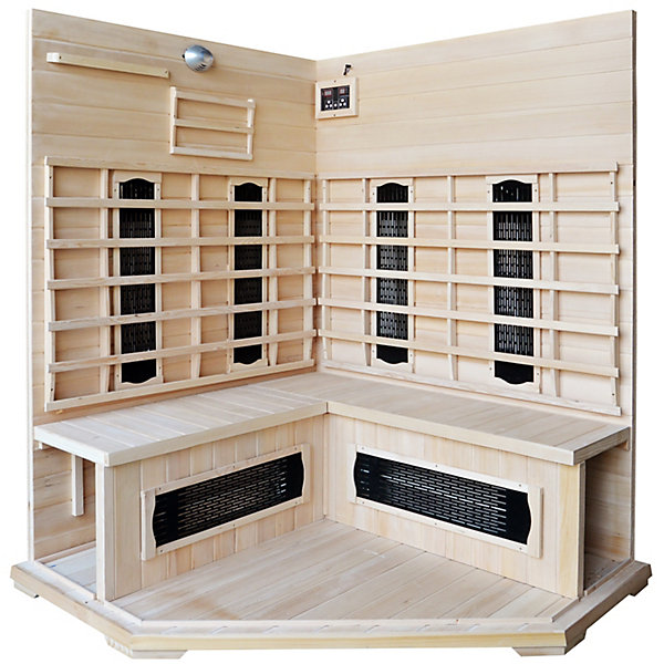 Cabine de sauna luxe infrarouge 3-4 places - NARVIK