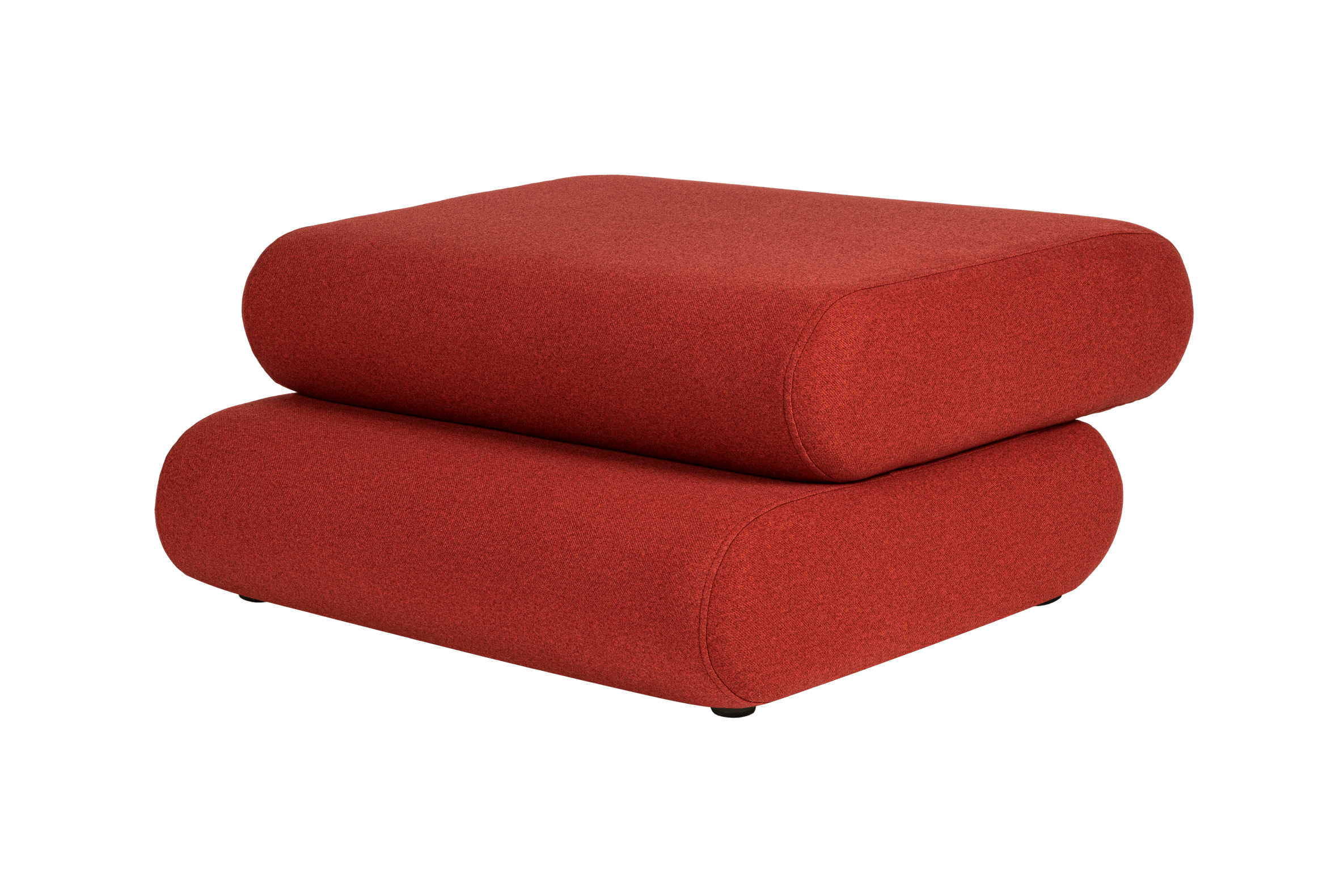 noo.ma TASO Poef - Poppy Red