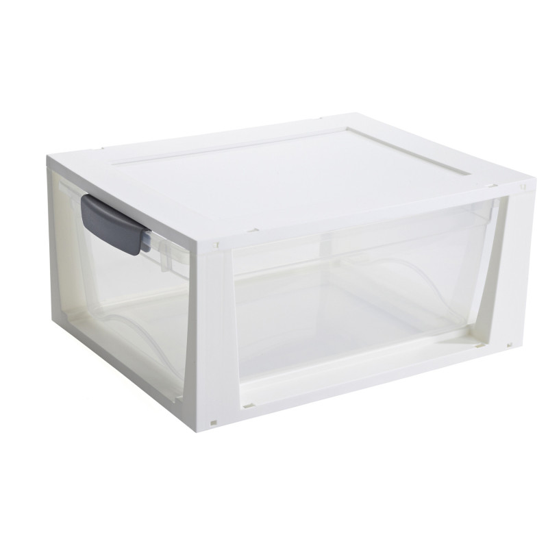 Tiroir de rangement Omega blanc 11 L SUNWARE