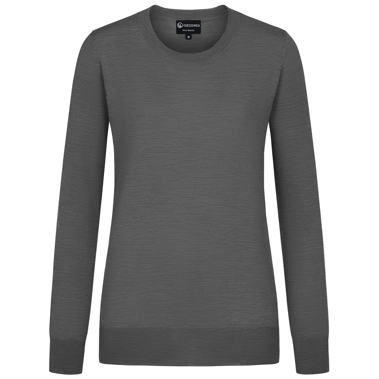Baumwollpullover Rundhals Damen