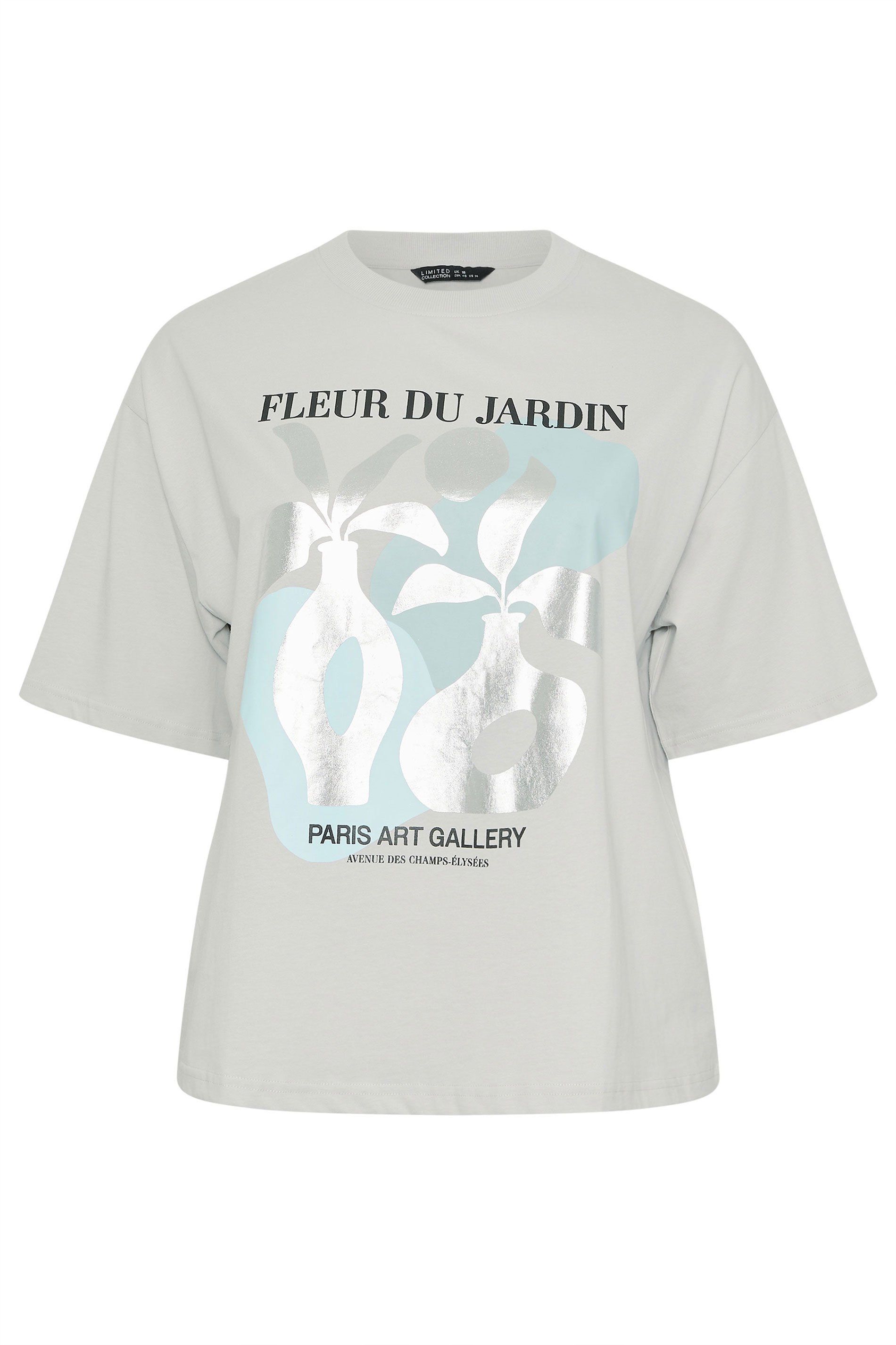 Yours Fleur Du Jardin' Foil T-Shirt