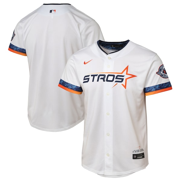 Houston Astros Nike Youth 2025 City Connect Limited Jersey - White