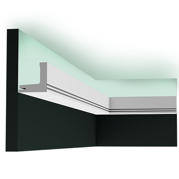 C361 Corniche Eclairage Indirect Polyuréthane Orac Decor Luxxus - 5x5cm (h x p) Pack 2 pièces