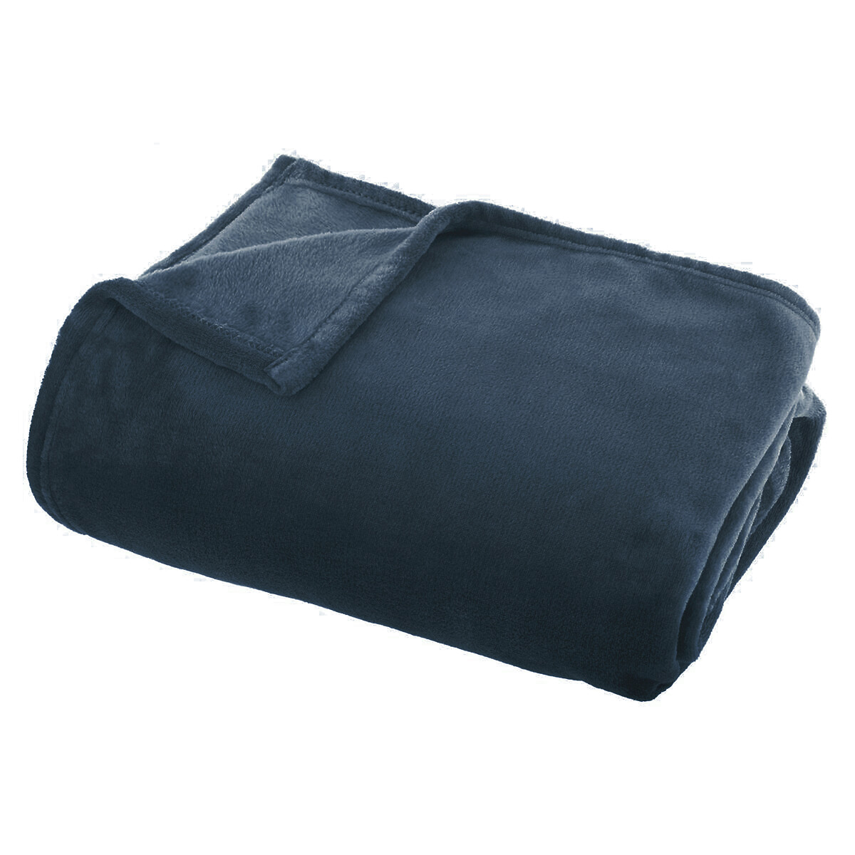 Flannel plaid Aegean Blue, 125x150 cm