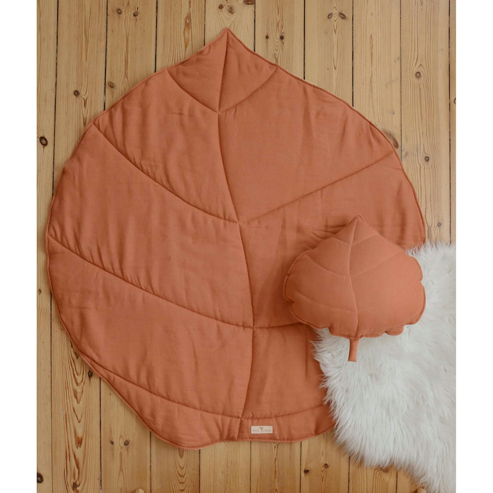 AUTUMN VIBES - Tapis enfant Lin Orange