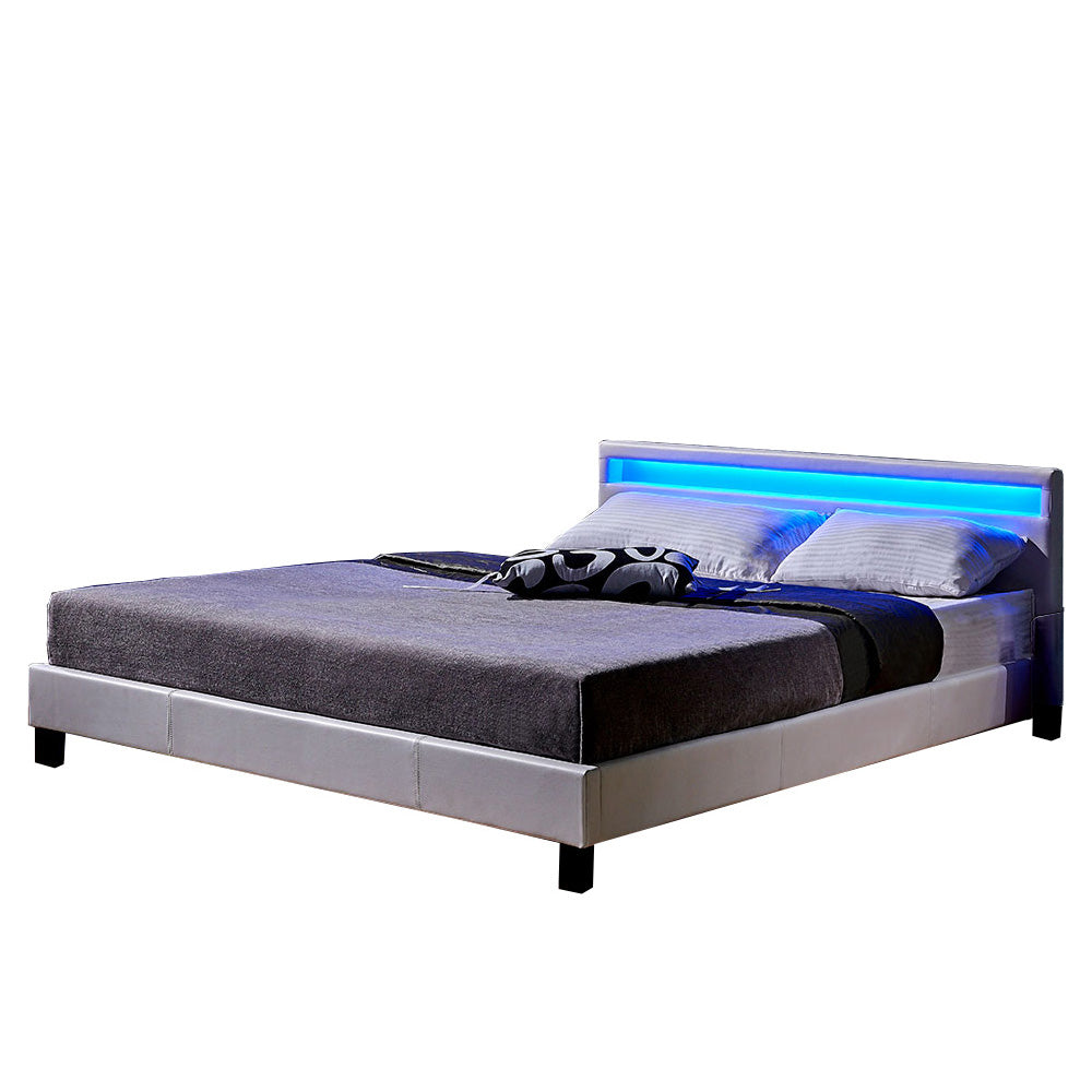 Home Deluxe LED bed ASTRO wit 180 x 200 cm