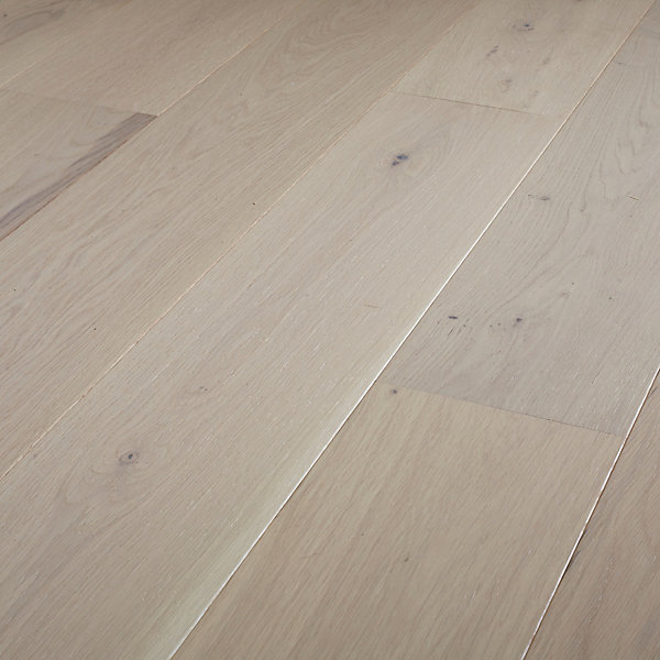 Parquet contrecollé clipsable Goodsir XL en chêne verni coloris naturel