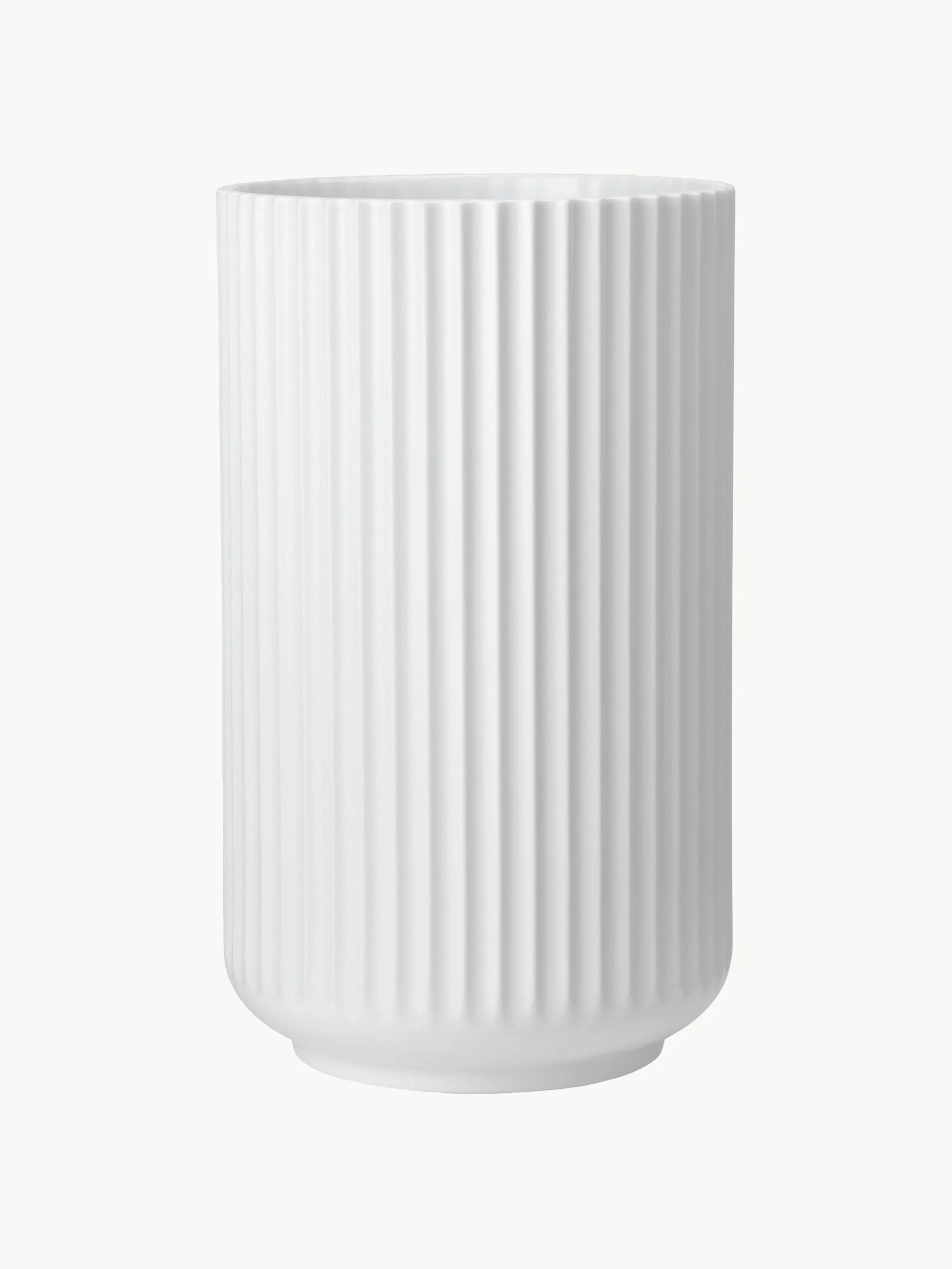 Porzellan-Vase Lyngby, H 25 cm