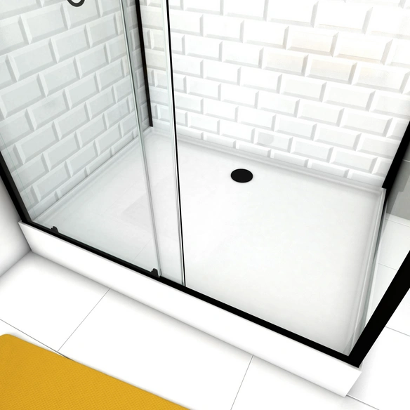 Komplettdusche »White Stone«, HxT: 230 x 80 cm