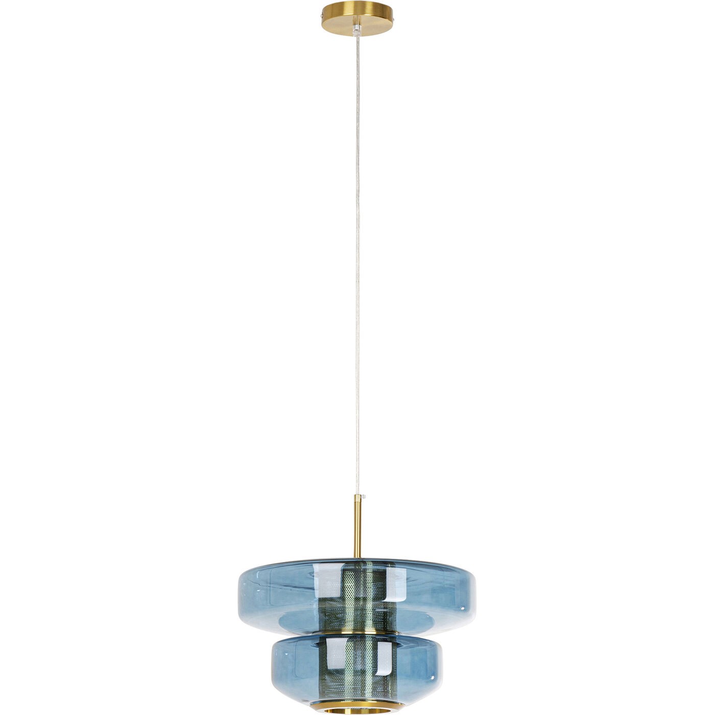 Kare Design Hanglamp Arcadia Ø34cm blauw