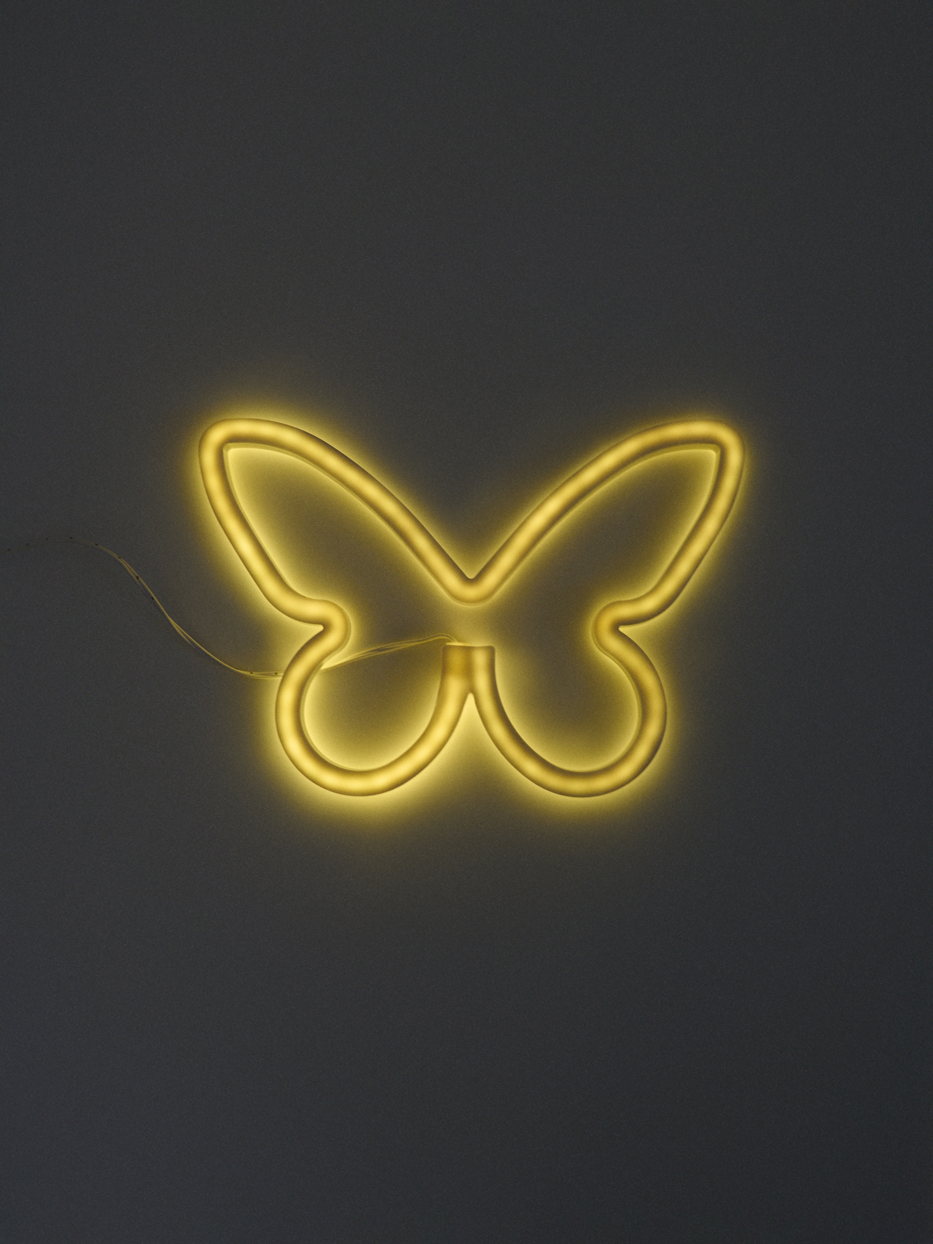 Lampa LED w kształcie motyla