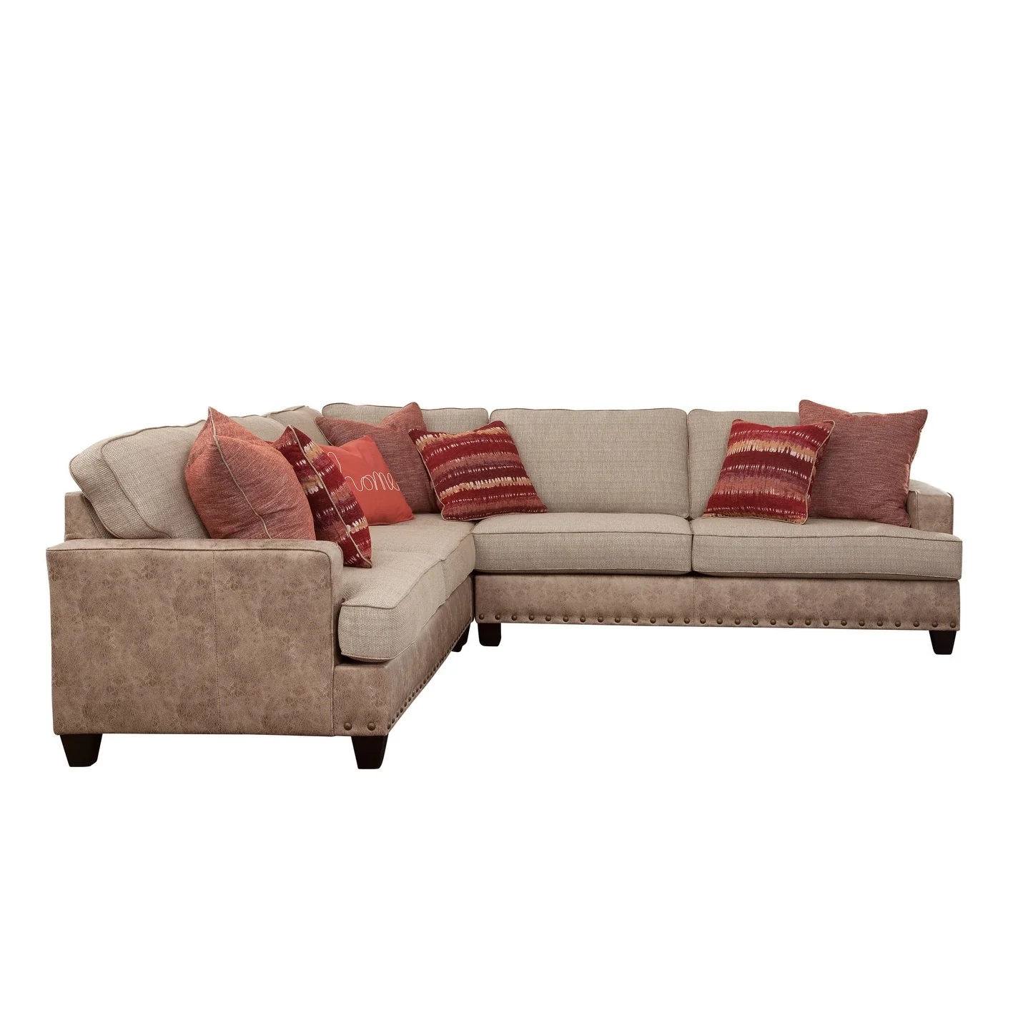 Woodhaven Furniture MesaView Three-Piece Sectional