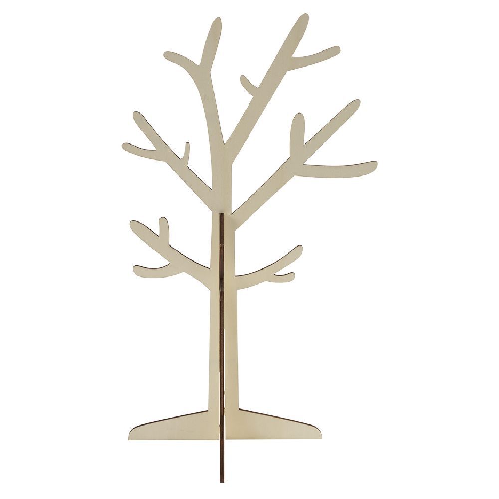 Arbre de Pâques décoratif en bois Ø15xH45cm