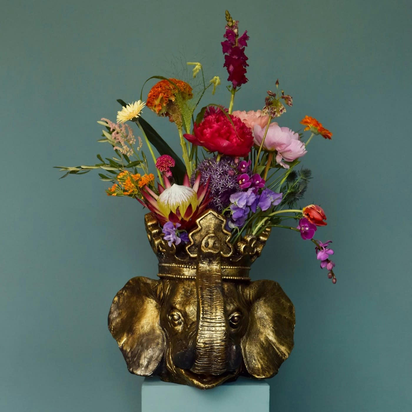 ÉLÉPHANT - Cache-pot éléphant 45x37cm