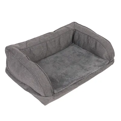Orthopedic dog sofa grey