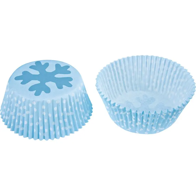 Papierförmchen 50er-Set Eiskristall