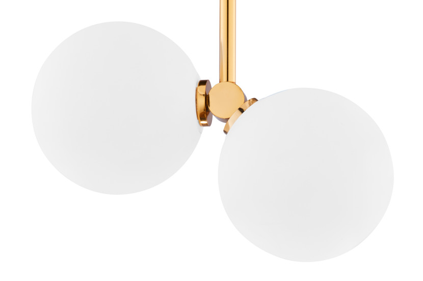 Kinkiet ścienny LUNA czarno-złoty-biały 2 x G9 x 14W IP20 Jupiter