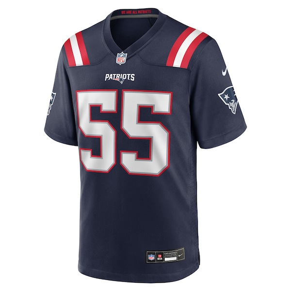 Marcus Bryant New England Patriots Nike Team Game Jersey -  Navy