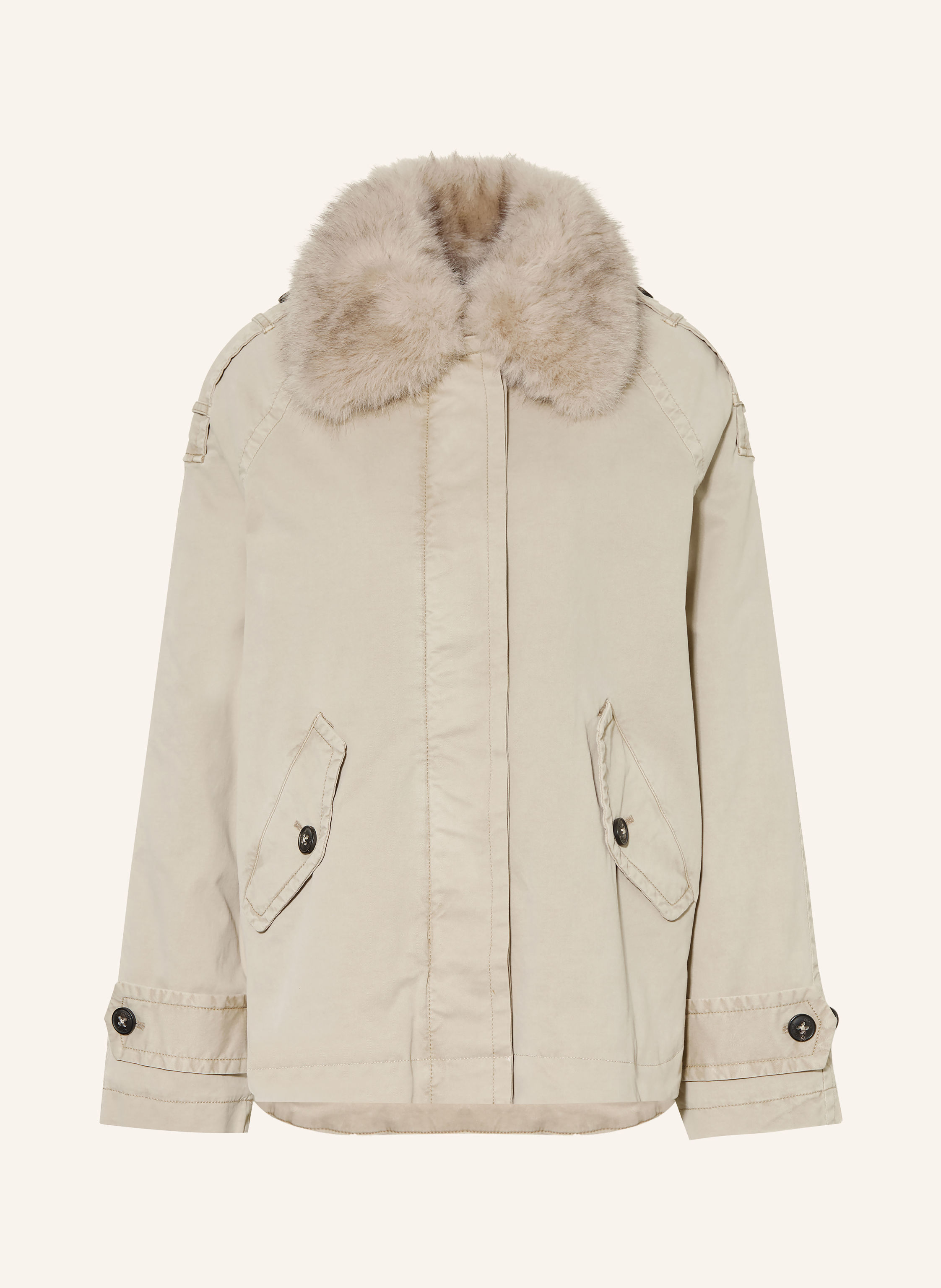 BLONDE No.8 Jacke NATI 316 mit abnehmbarem Kunstfell