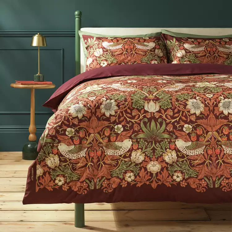 Habitat x Morris & Co. Strawberry Thief Bedding Set - Single