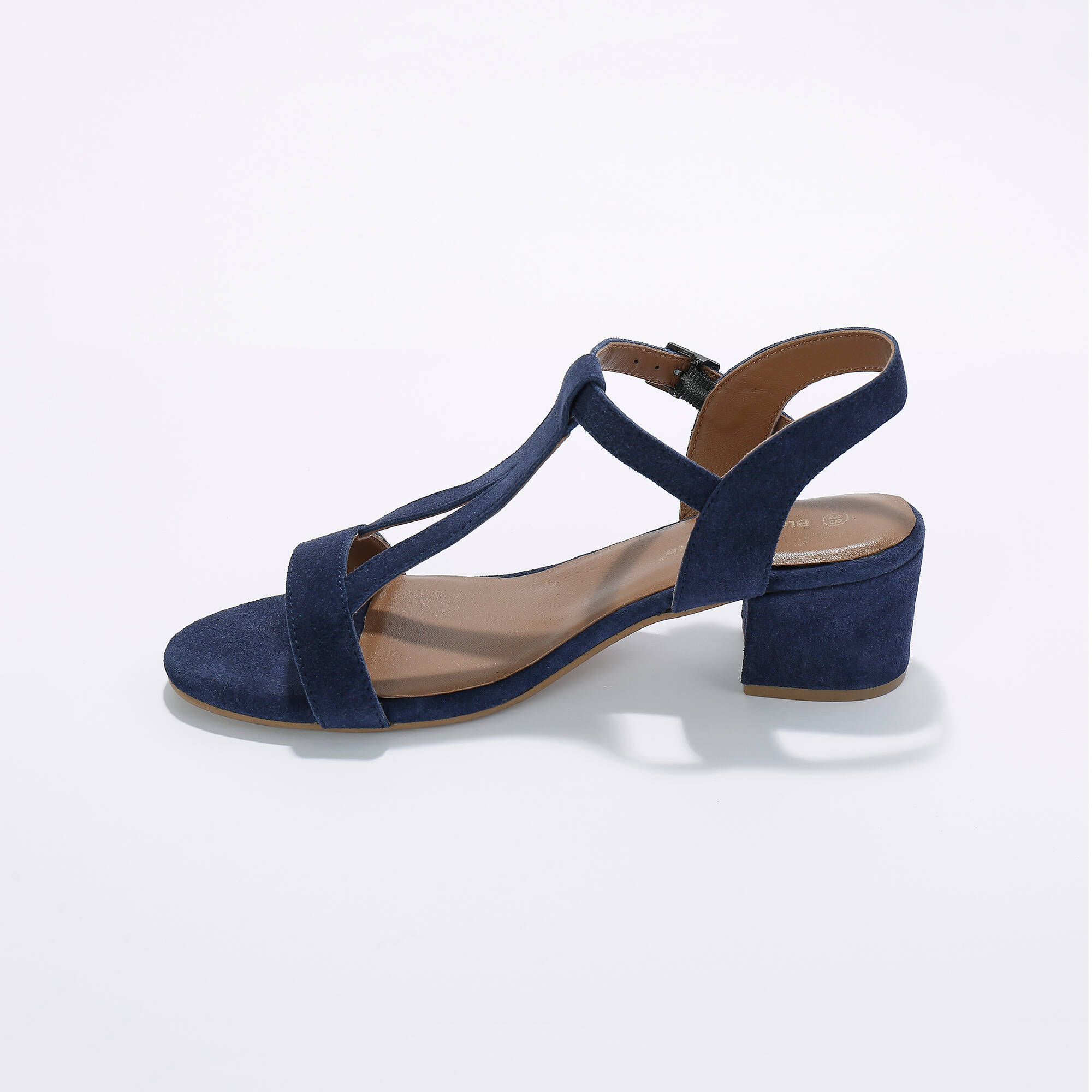 Sandales brides à talons en cuir certifié LWG