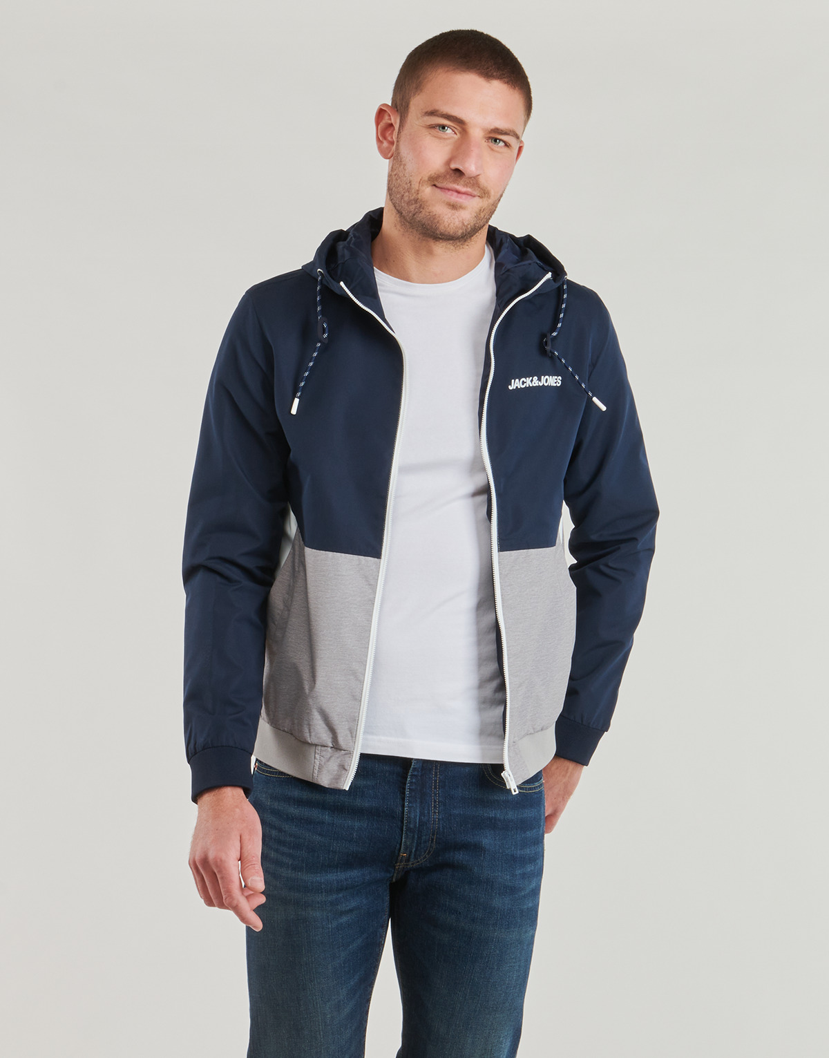 Jack & Jones - JJERUSH - Marine / Grey