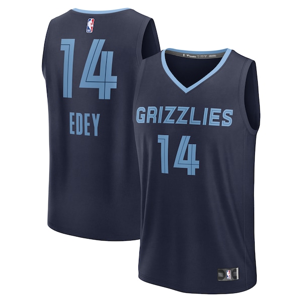 Zach Edey Memphis Grizzlies  2024 NBA Draft Fast Break Player Jersey - Icon Edition - Navy