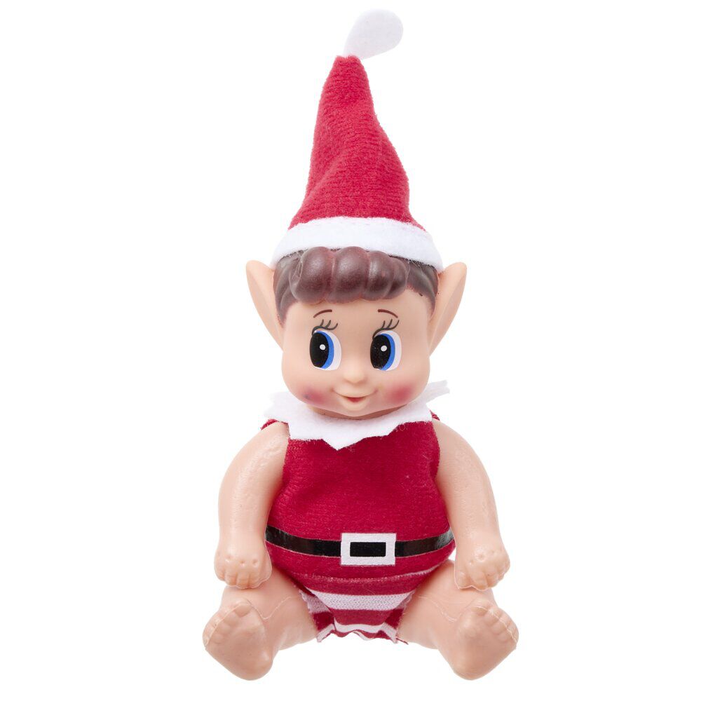 Lutin farceur bébé feutrine rouge et blanc