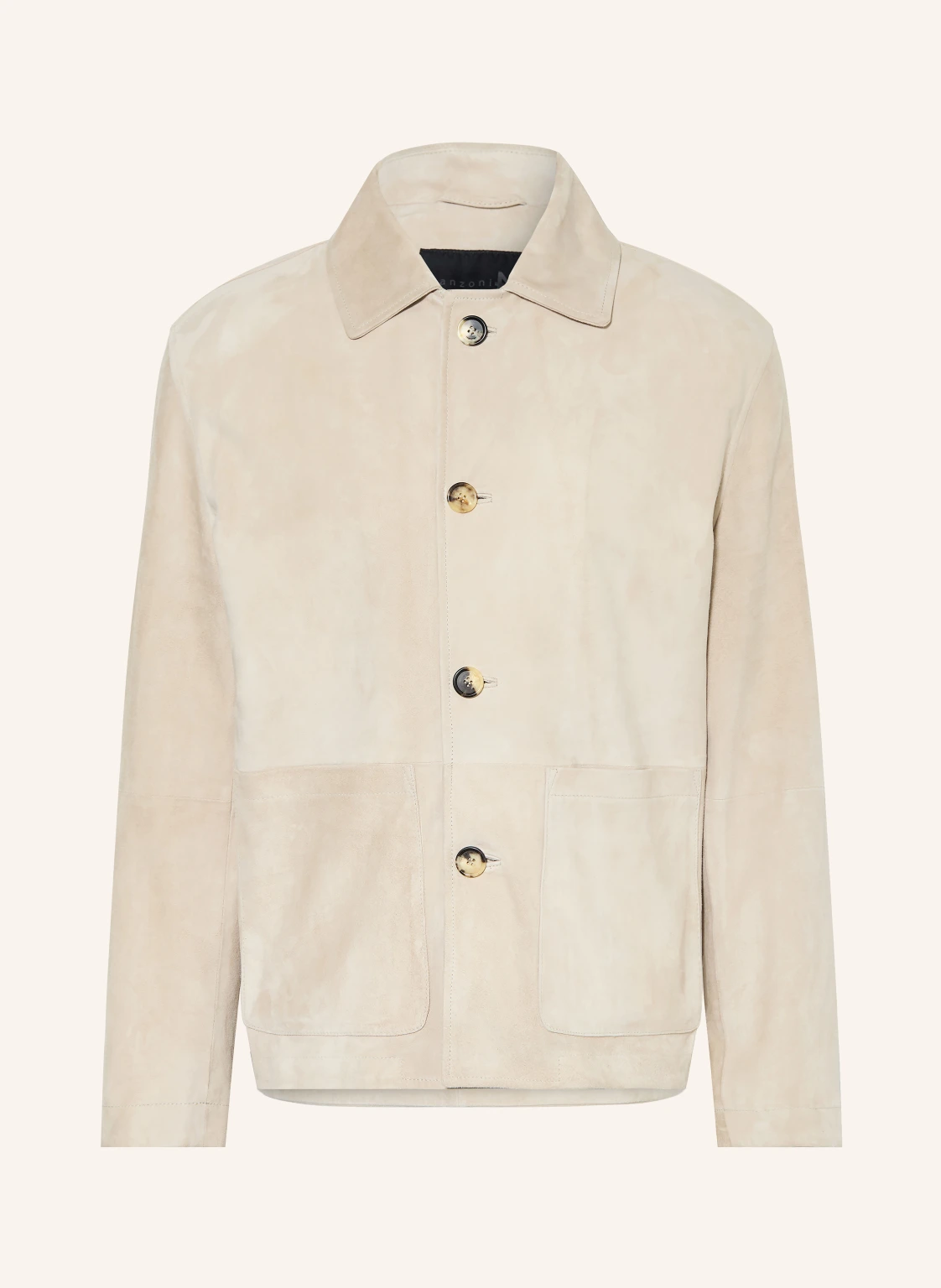 manzoni 24 Leder-Overjacket