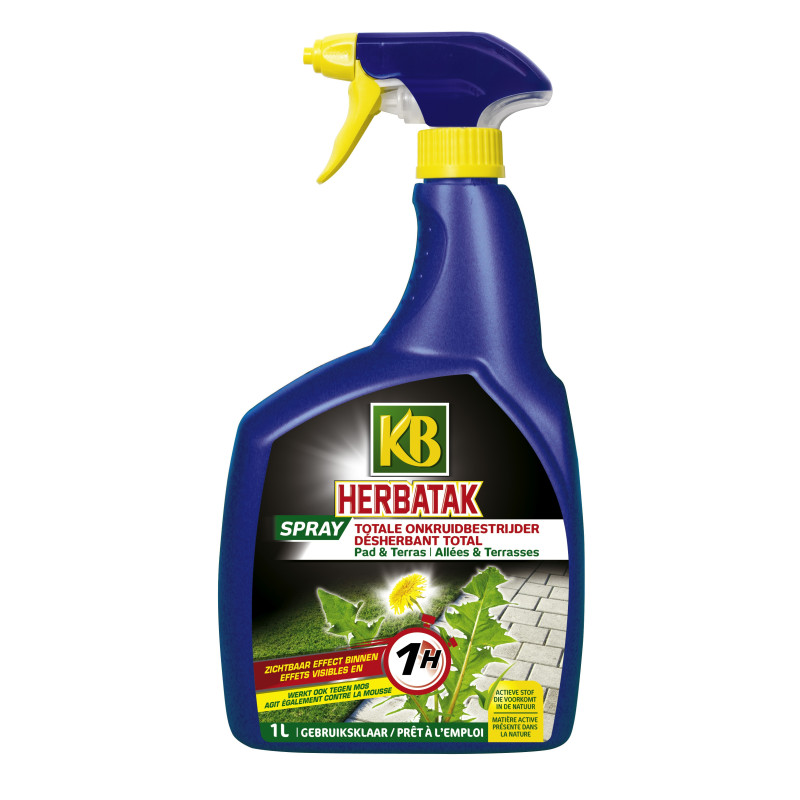 Désherbant pour allées et terrasses Herbatak Spray prêt-à-l'emploi 1 L KB