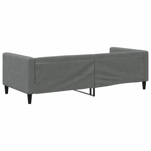 NNEVL Day Bed Dark Grey 90x190 cm Fabric