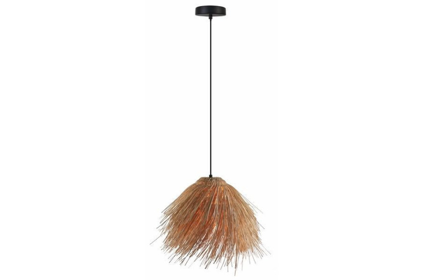 Lampa wisząca brąz Brezze 1xE27x40W wym: 120x35x35 cm Reality