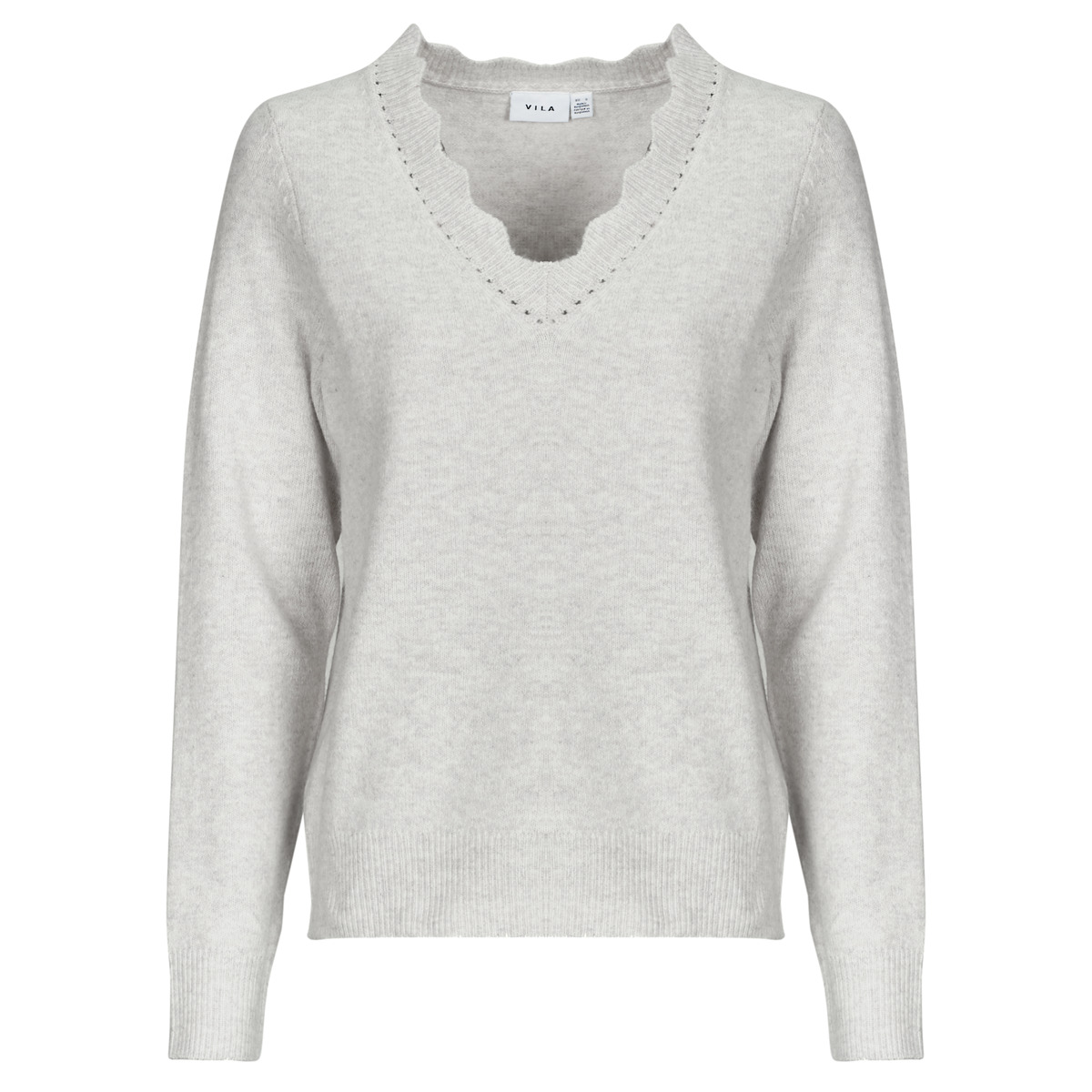 Vila - VINIKOLINA V-NECK - Beige