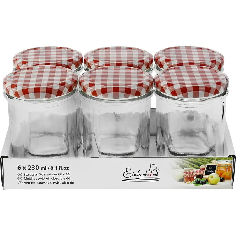 Einmachglas 6er-Set Einkochwelt