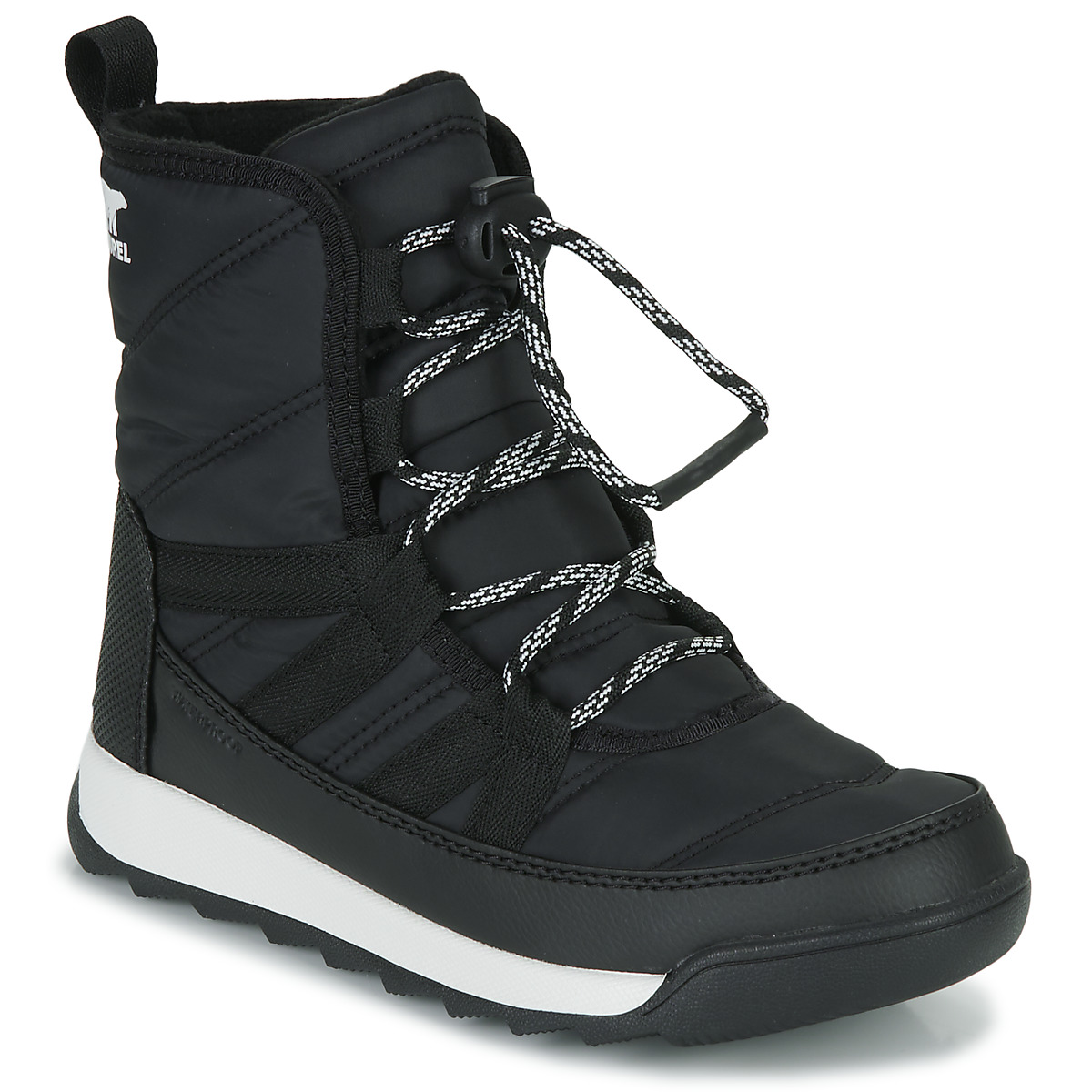 Sorel - YOUTH WHITNEY II SHORT LACE WP - Black
