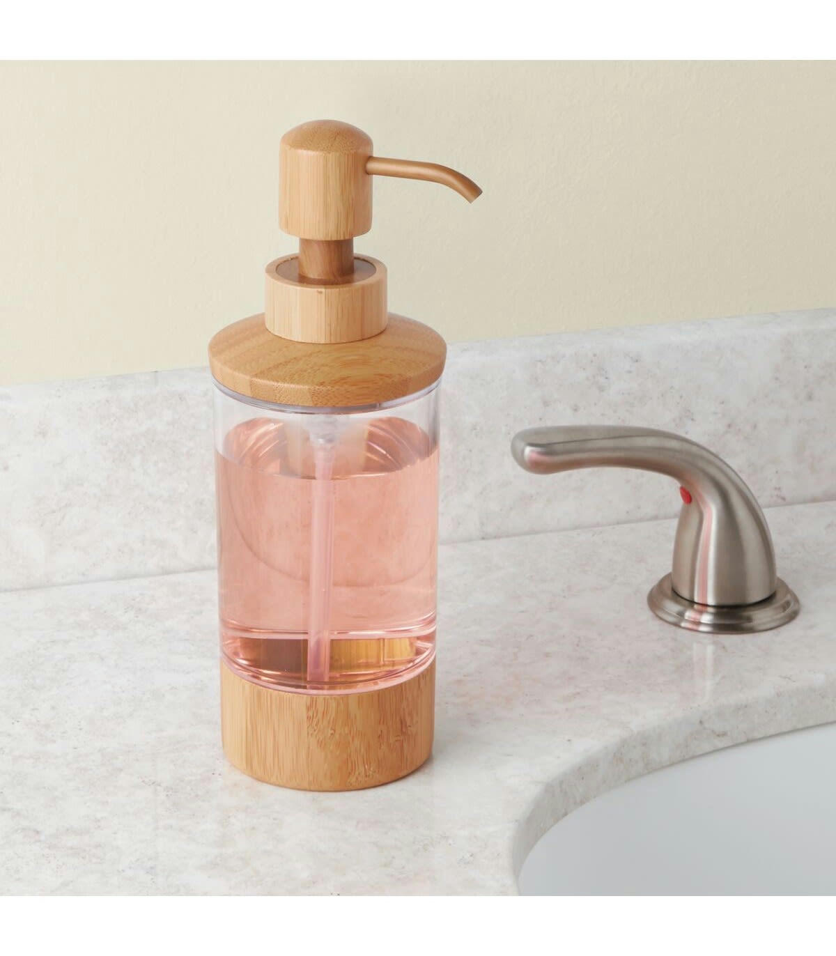 - Distributeur de savon bambou