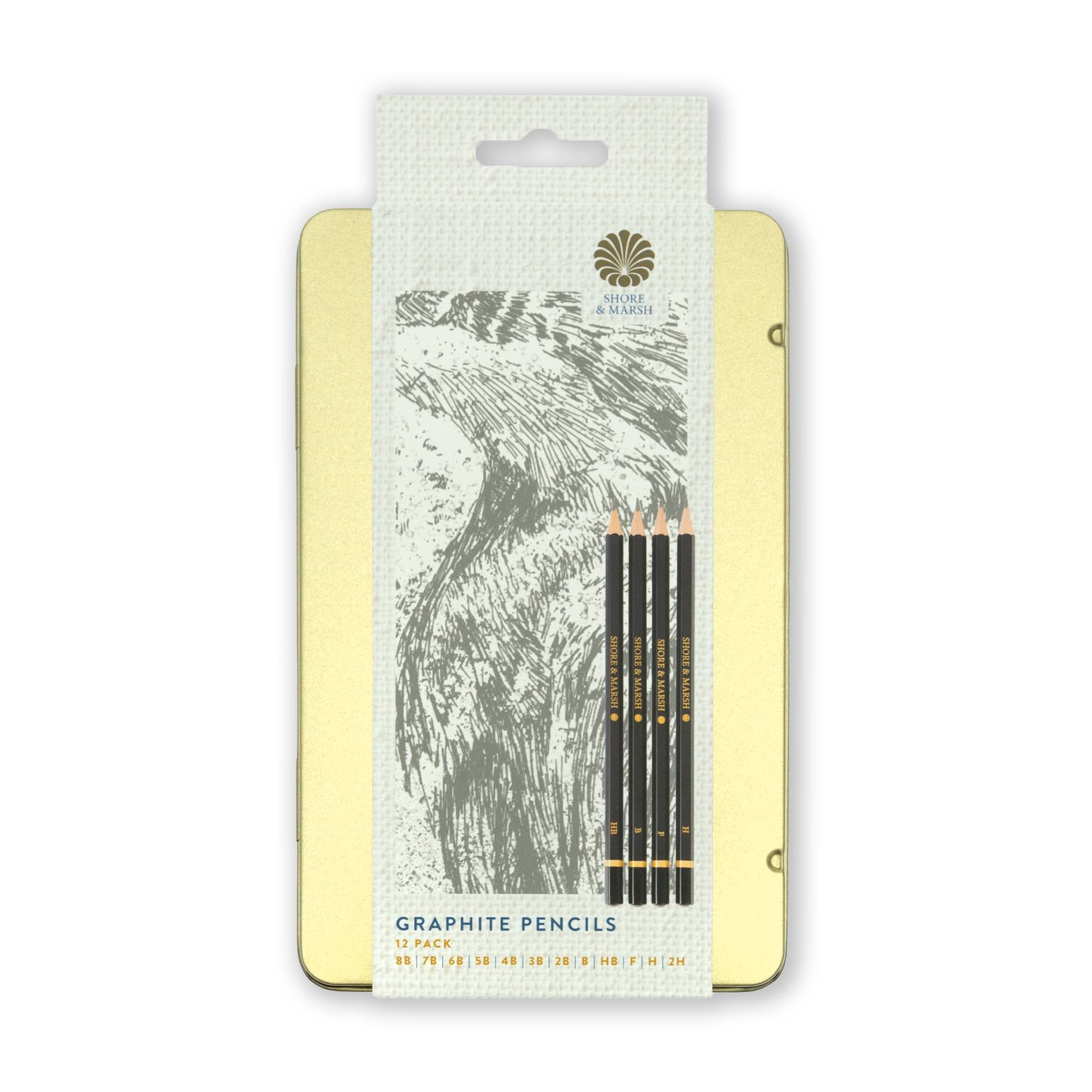 Shore & Marsh Graphite Pencils 12 Pack