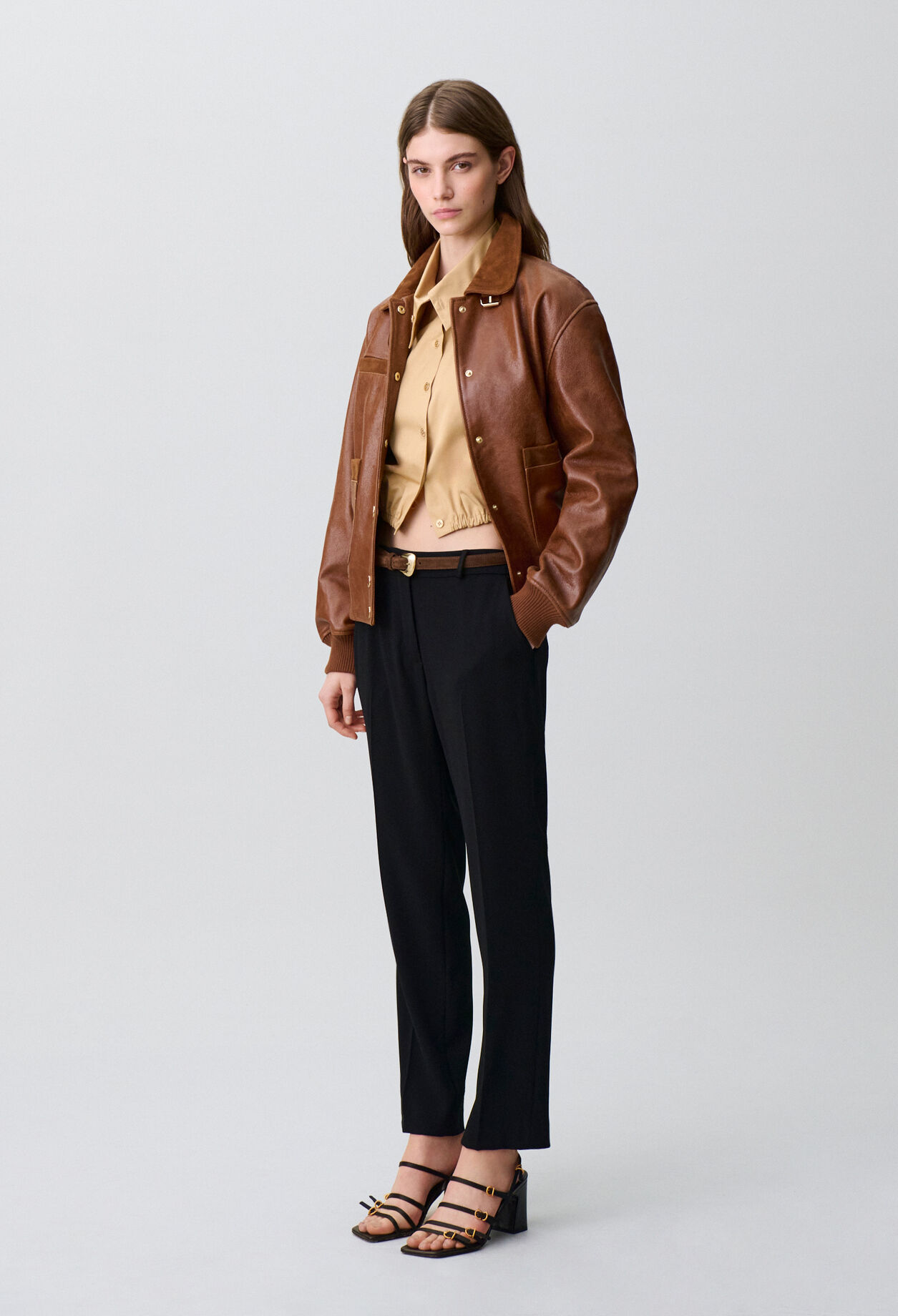 Pantalon tailleur cigarette