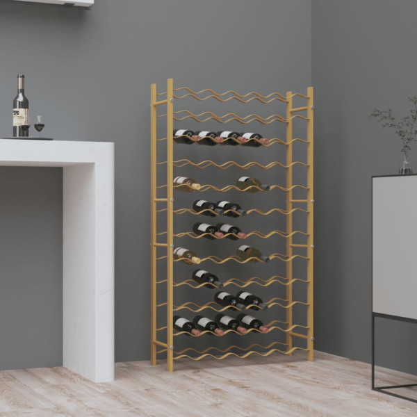 Stojak na wino Złoto Metal vidaXL