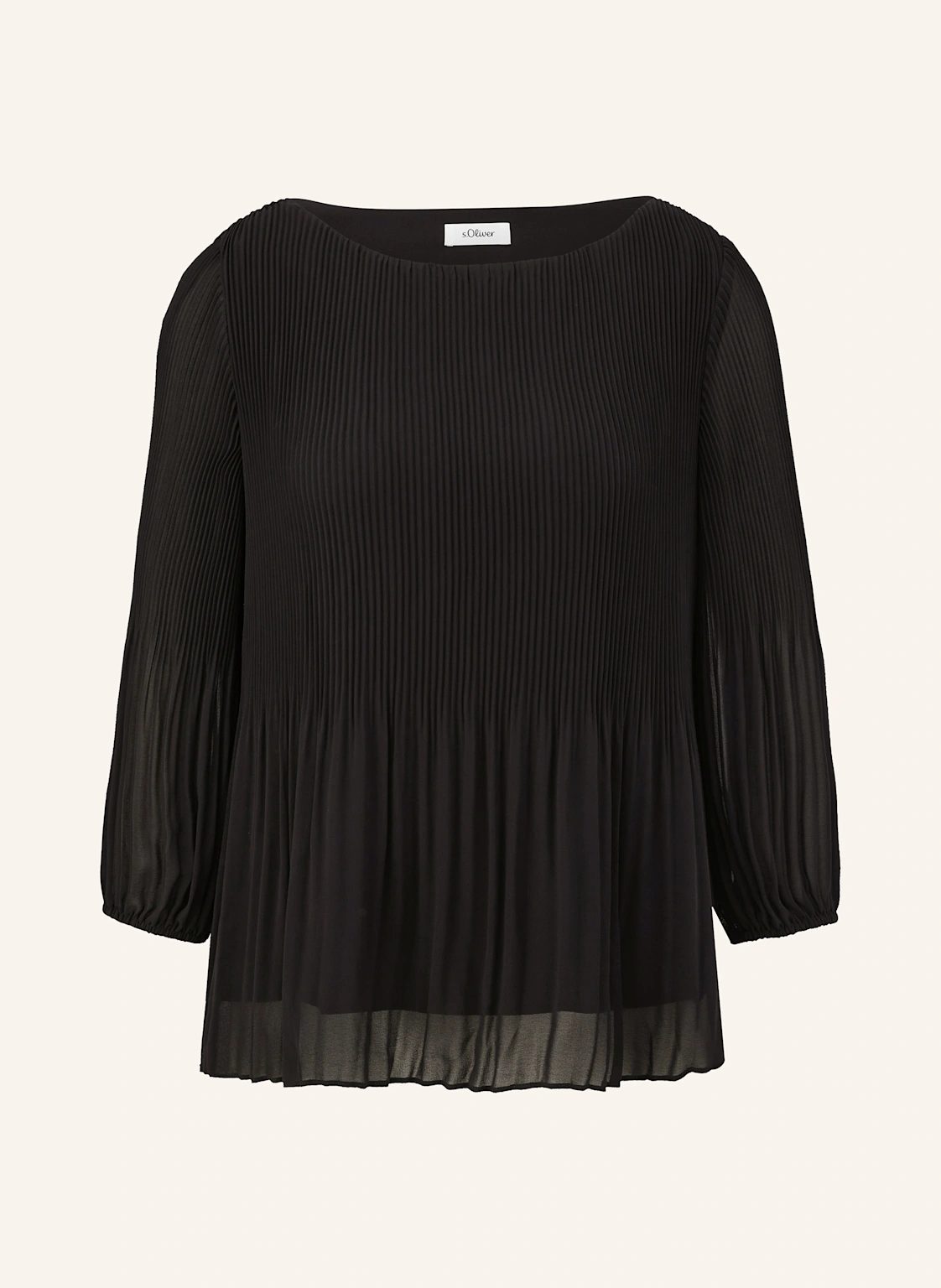 s.Oliver BLACK LABEL Blusenshirt mit Plissees