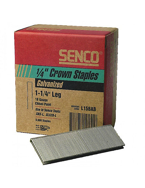 Agrafes moyennes L20mm boîte de 5000 - SENCO - L11BAB