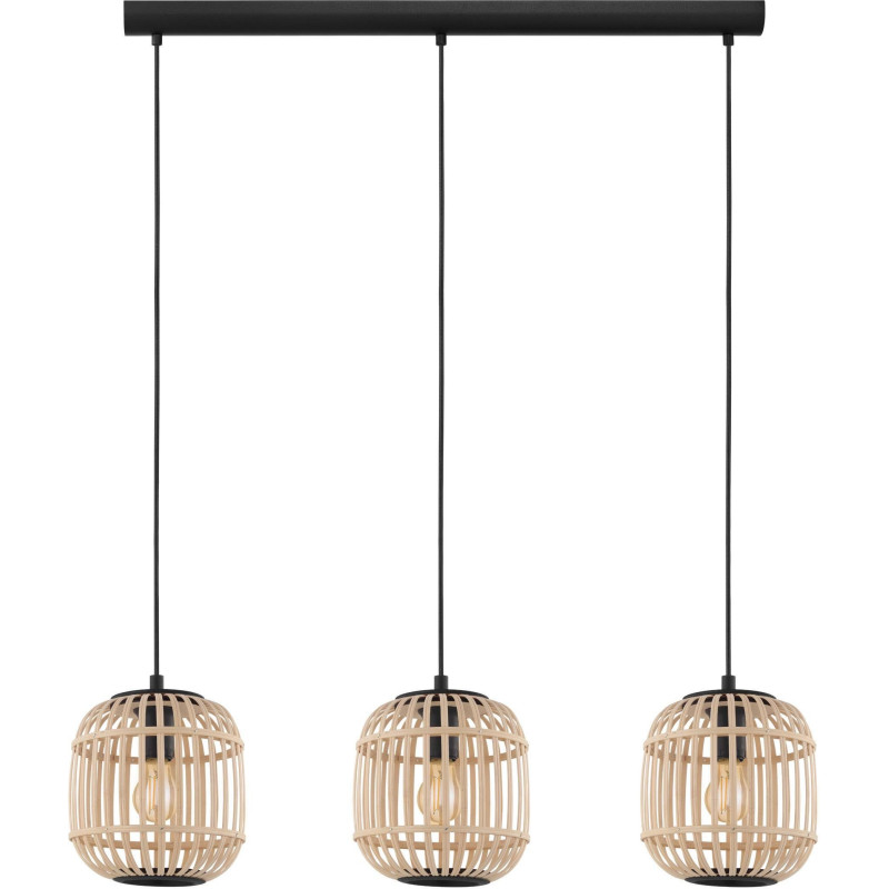 Suspension Bordesley dimmable E27 3 x 28 W EGLO