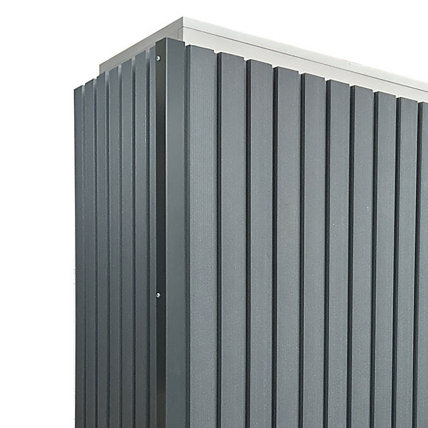 Cornière sortante Aluminium, L.2.5m, Blanc, SYLWAY